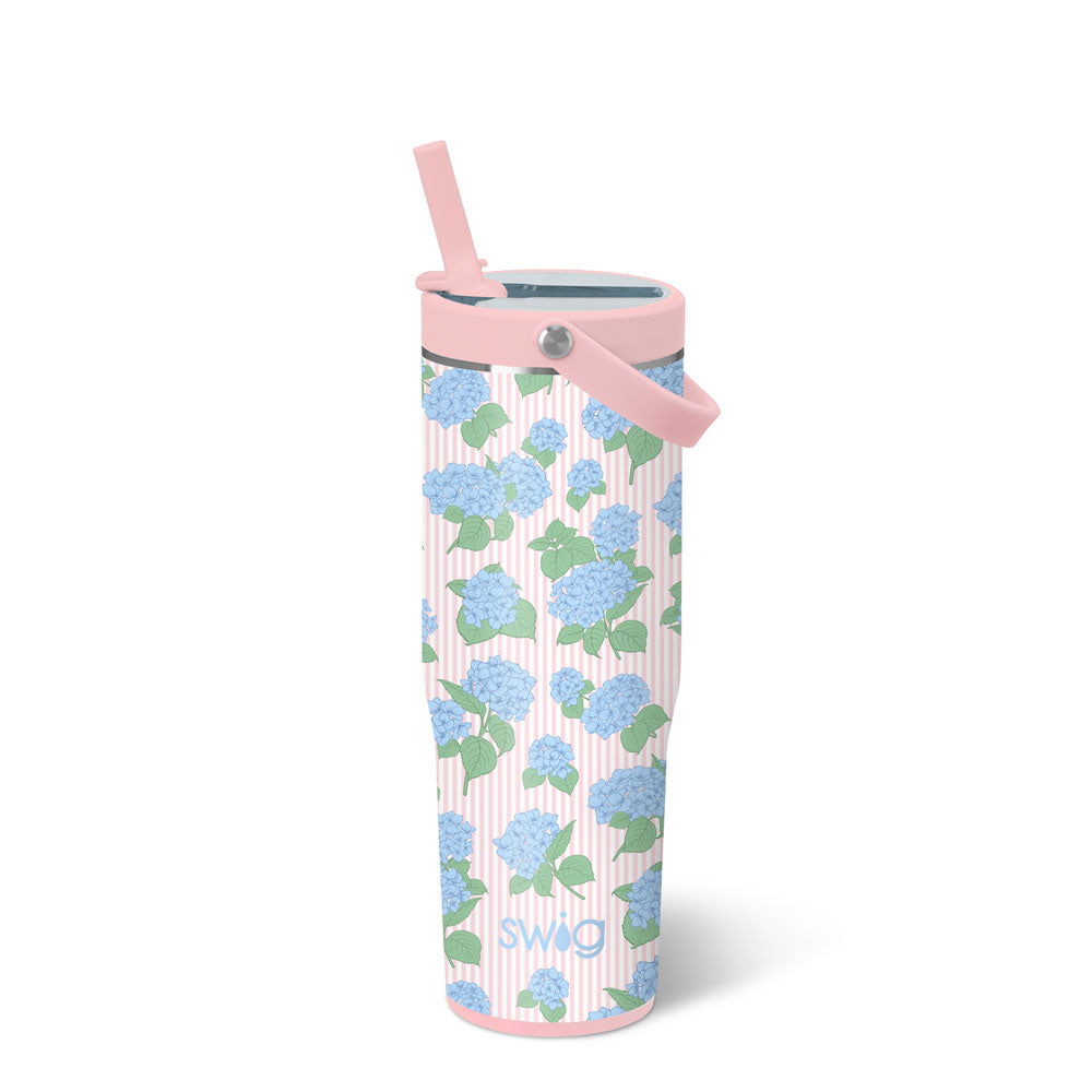 LEAKPROOF TO-GO TUMBLER 30oz - HYDRANGEAS