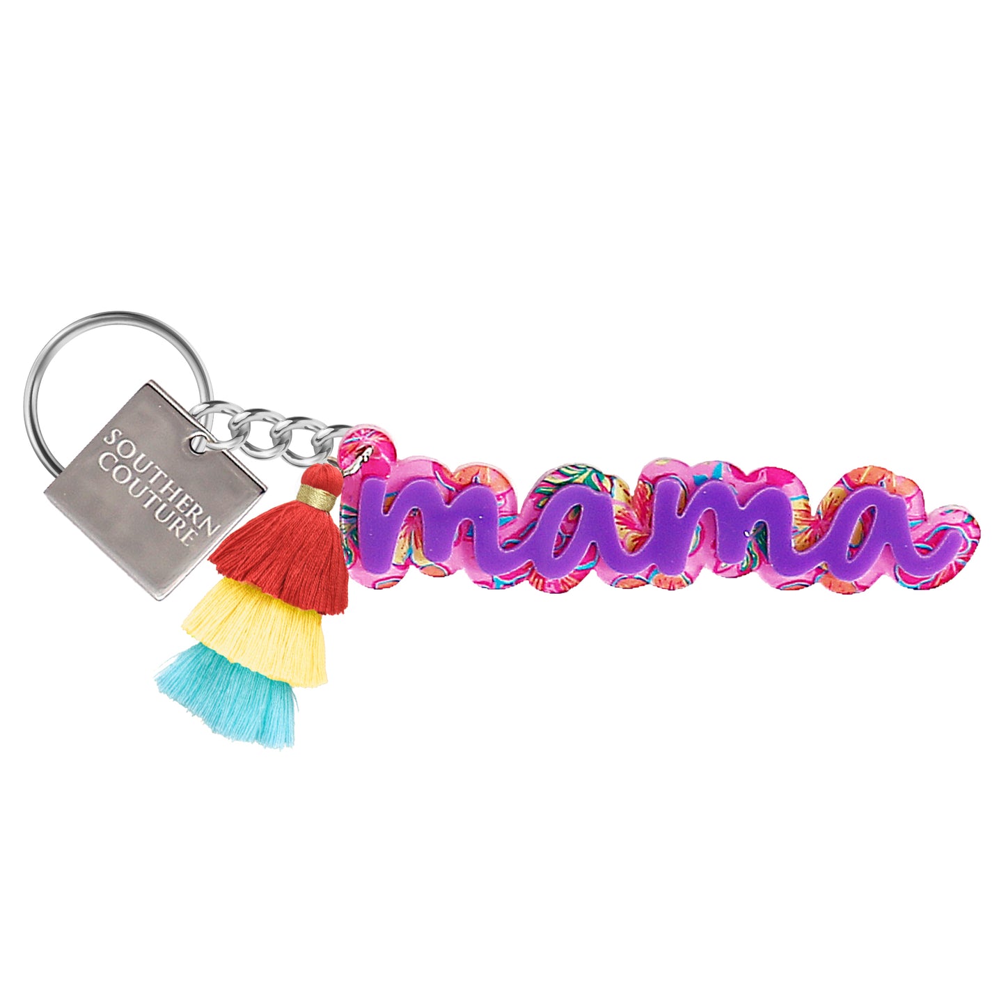 ACRYLIC WORD KEYCHAIN: MAMA