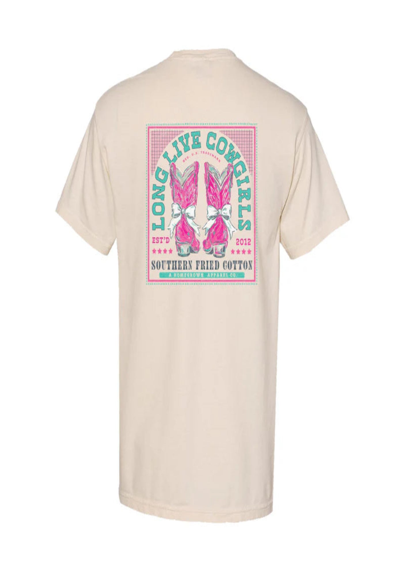 BOOTS & BOWS TEE - IVORY