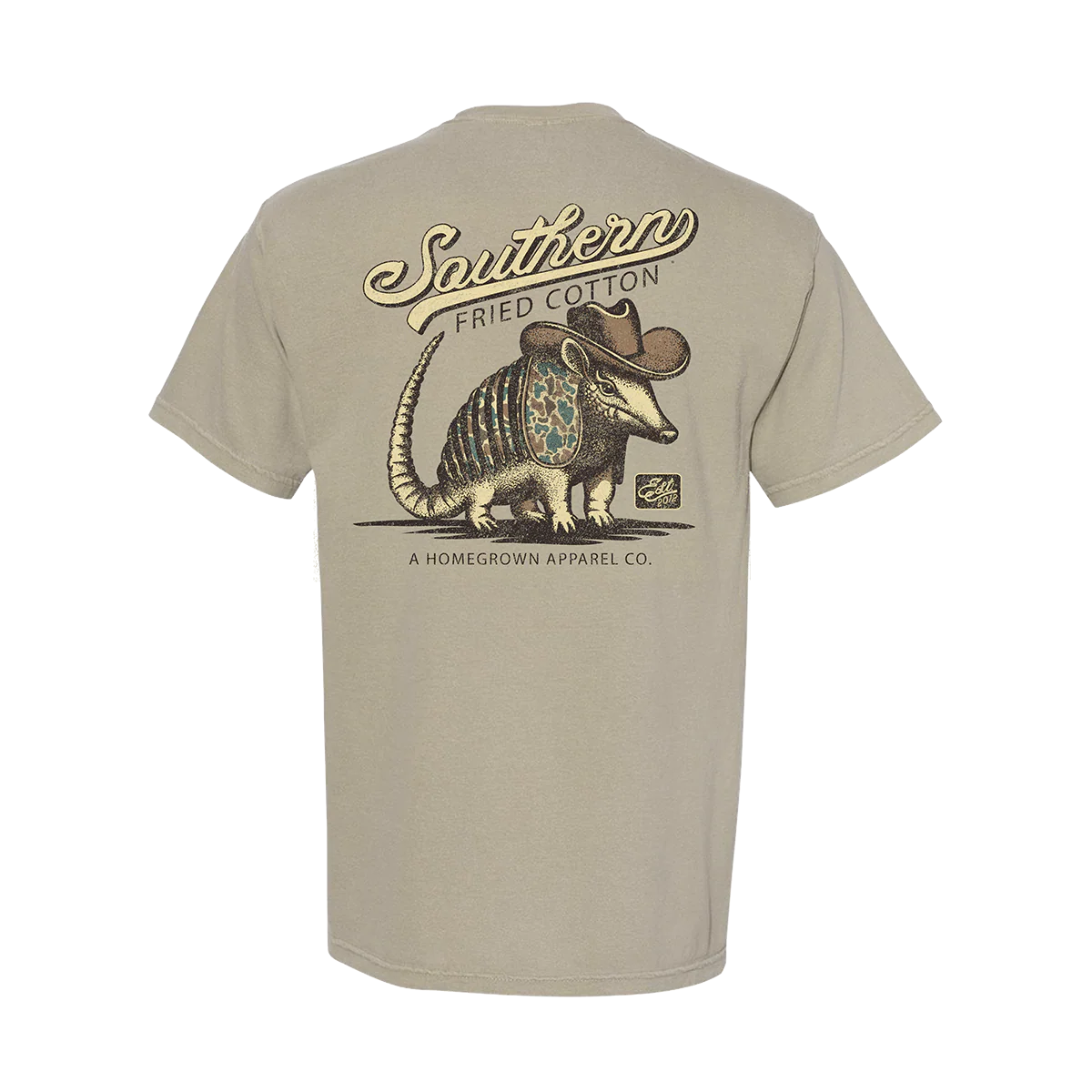 ARMADILLO TEE - SAND BROWN
