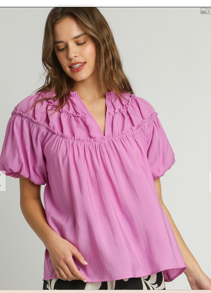 LOVELY TOP - PINK MAUVE