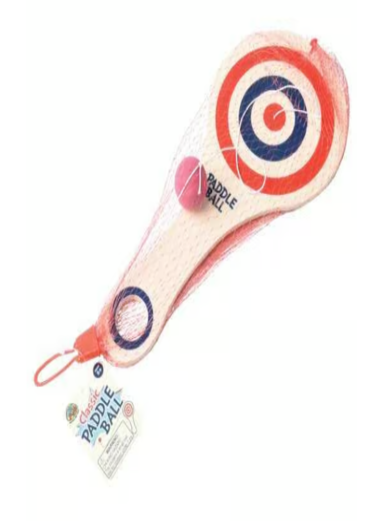BULLS EYE PADDLE BALL