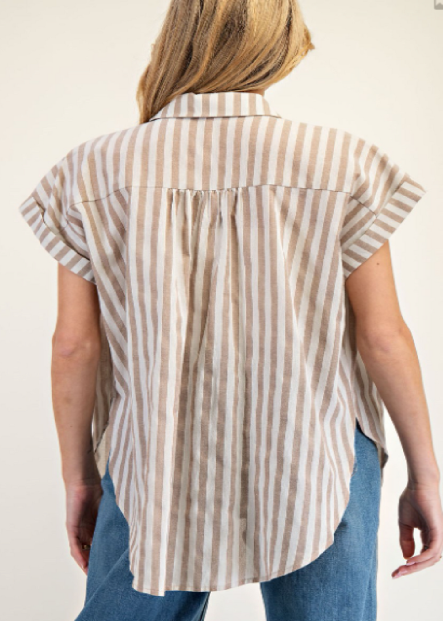 LYDIA TOP- DESERT SAND