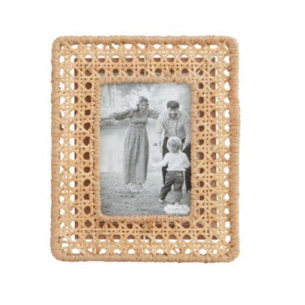 SMALL WOVEN CANE FRAME