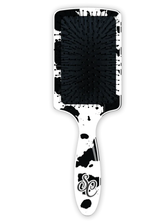PADDLE BRUSH COW PRINT