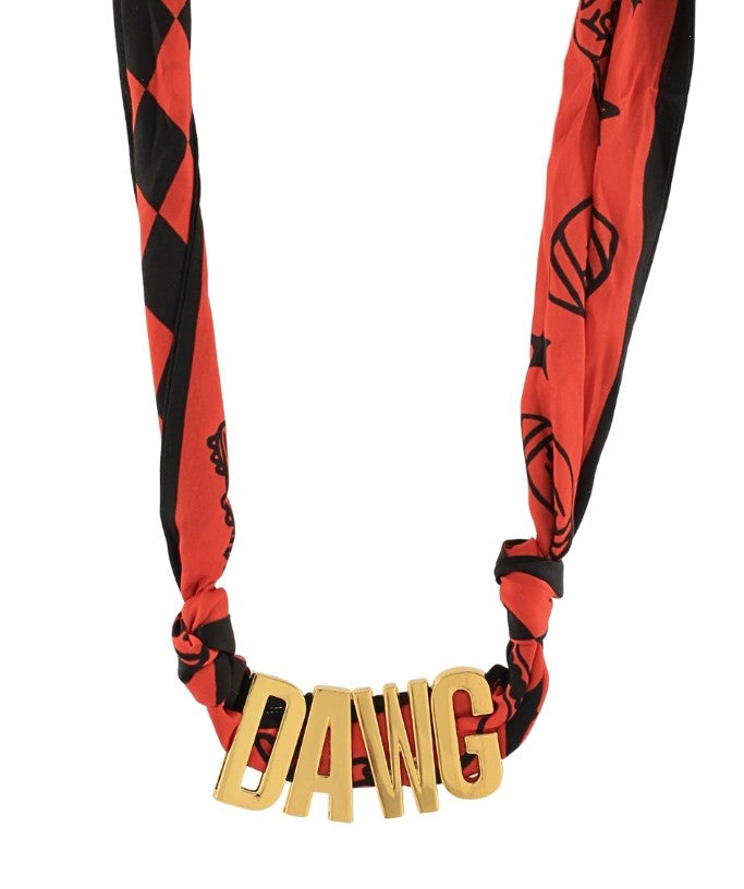 GAME DAY DAWG SCARF NECKLACE