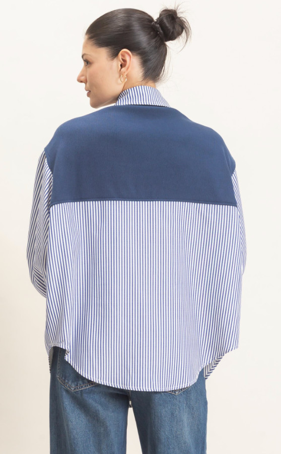 KELSEY TOP - NAVY