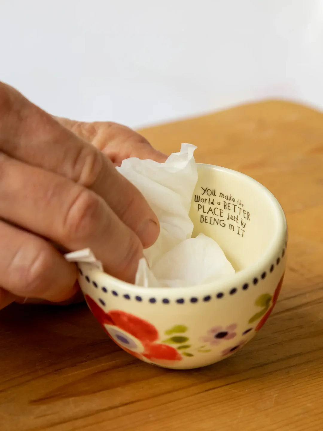 SECRET MESSAGE MUG CANDLE- WORLD BETTER