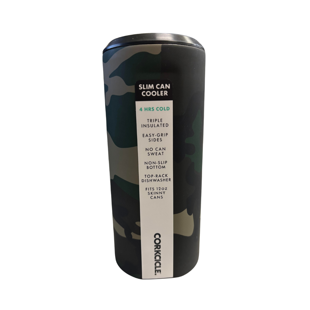 SLIM CAN COOLER-WOODLAND CAMO