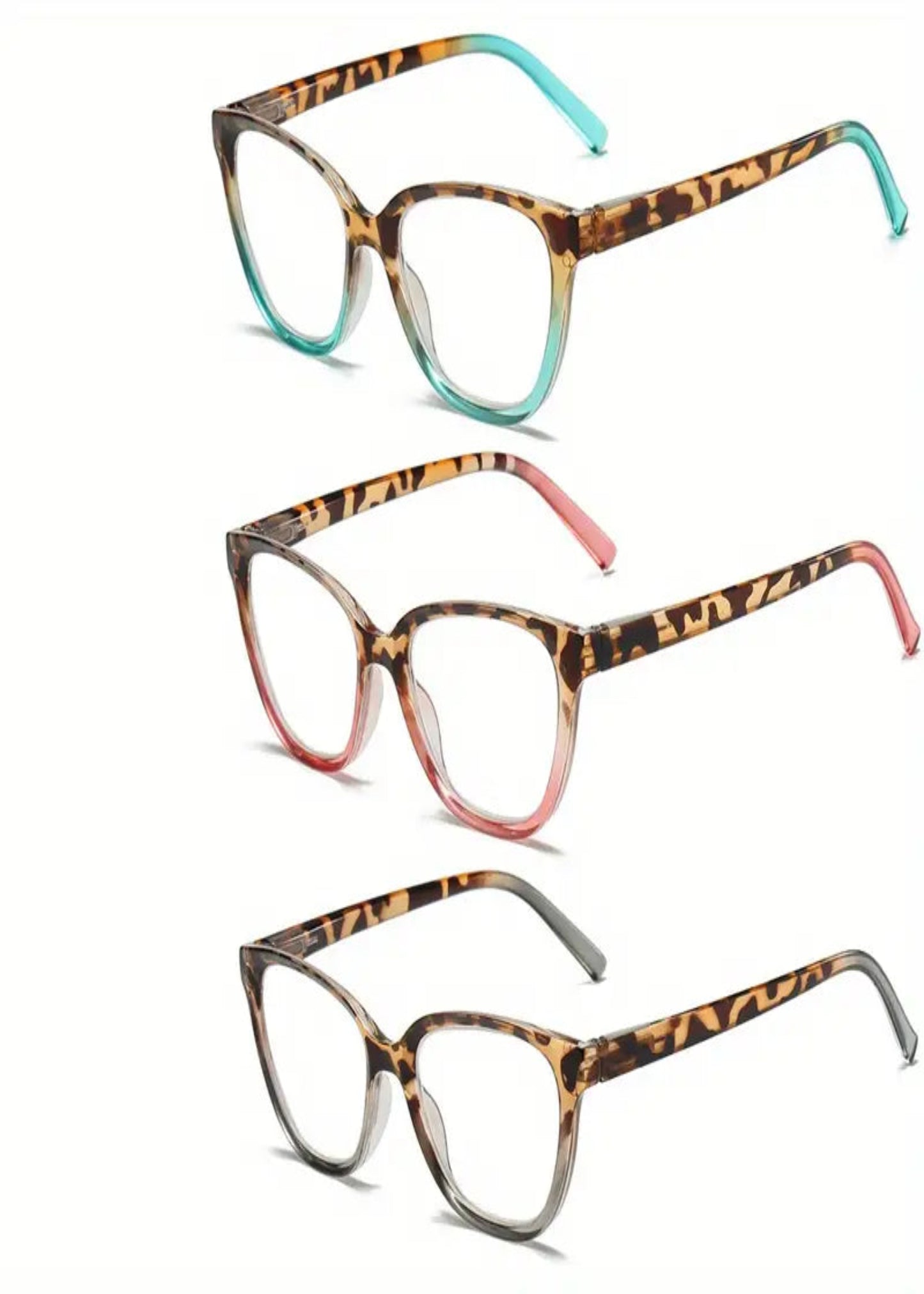 CAT EYE LEOPARD PRINT GLASSES