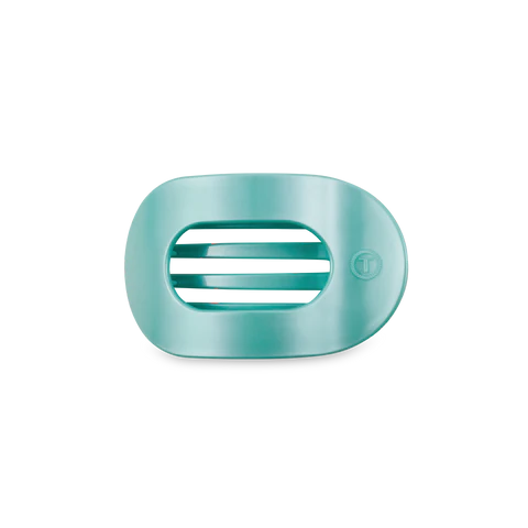 TELETIES Flat Round Hair Clip for Women - Durable Plastic Hair Accessory