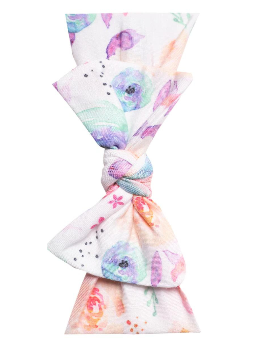 BLOOM KNIT HEADBAND BOW
