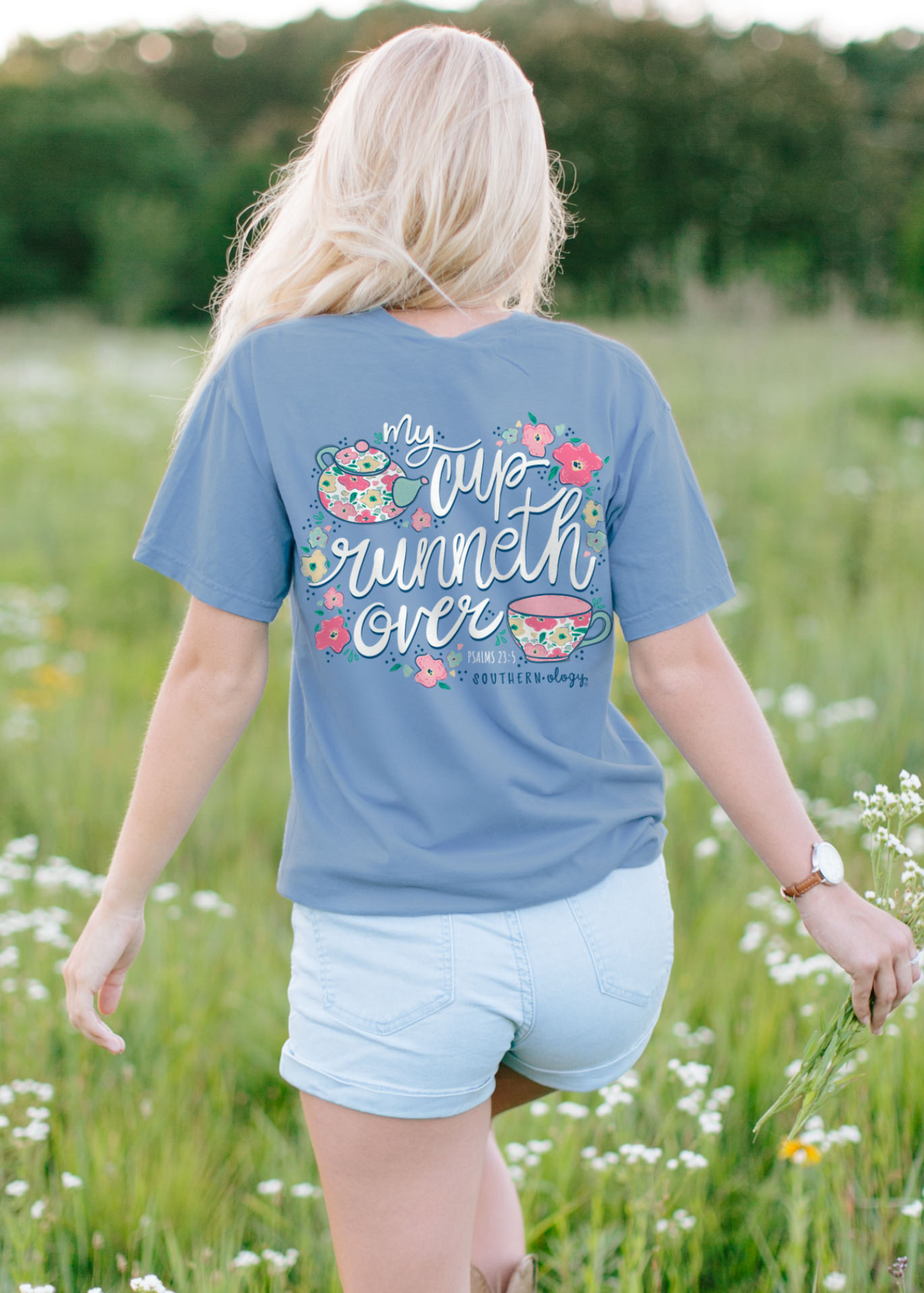 CUP RUNNETH OVER - ICE BLUE