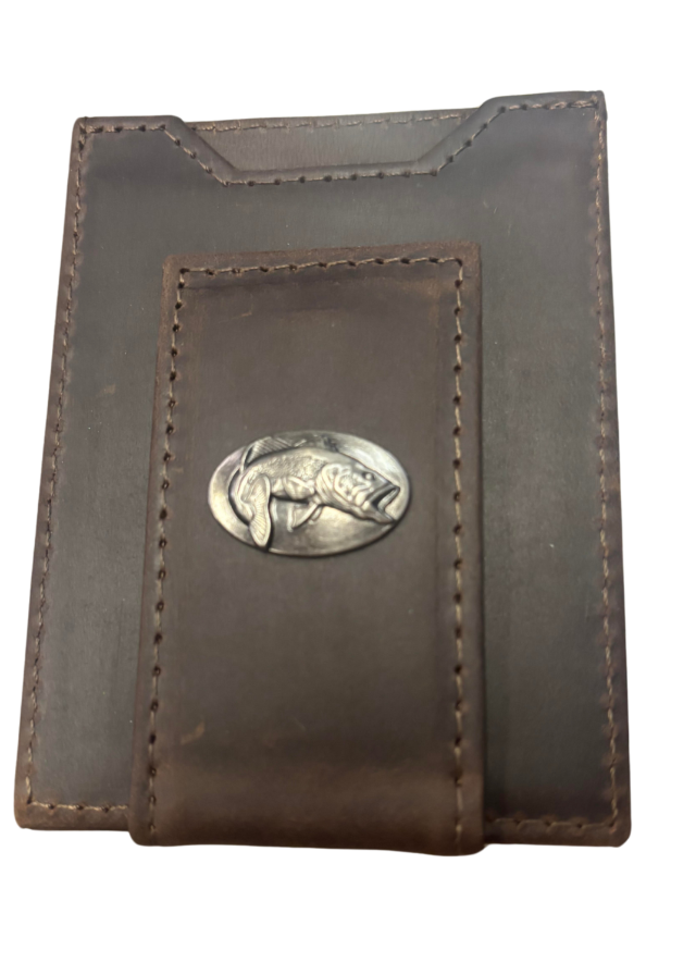 CRAZY HORSE FRONT POCKET WALLET- BASS