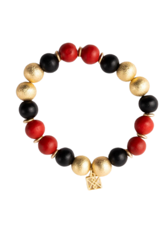 NORI BRACELET-RED/BLACK
