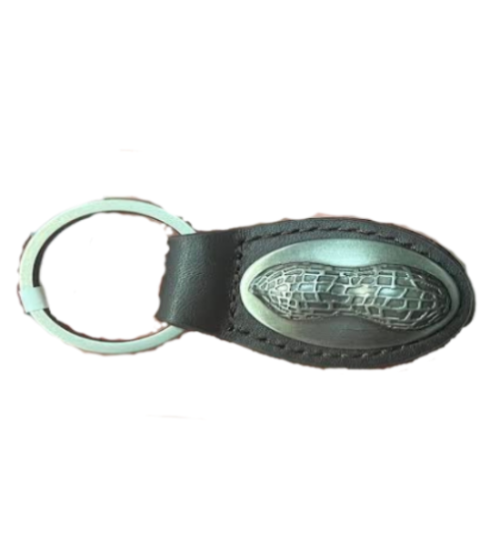 KEY FOB-PEANUT : BROWN
