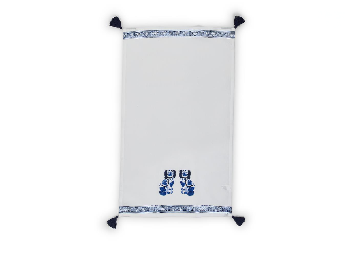 Chinoiserie Blue & White Dish Towels