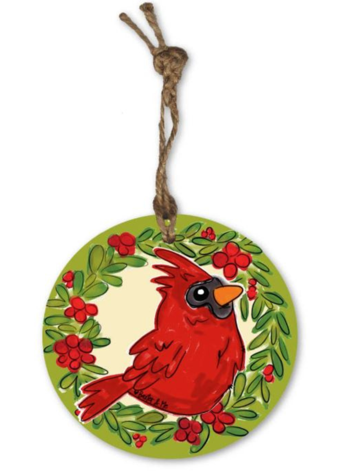 Christmas Cardinal Ornament