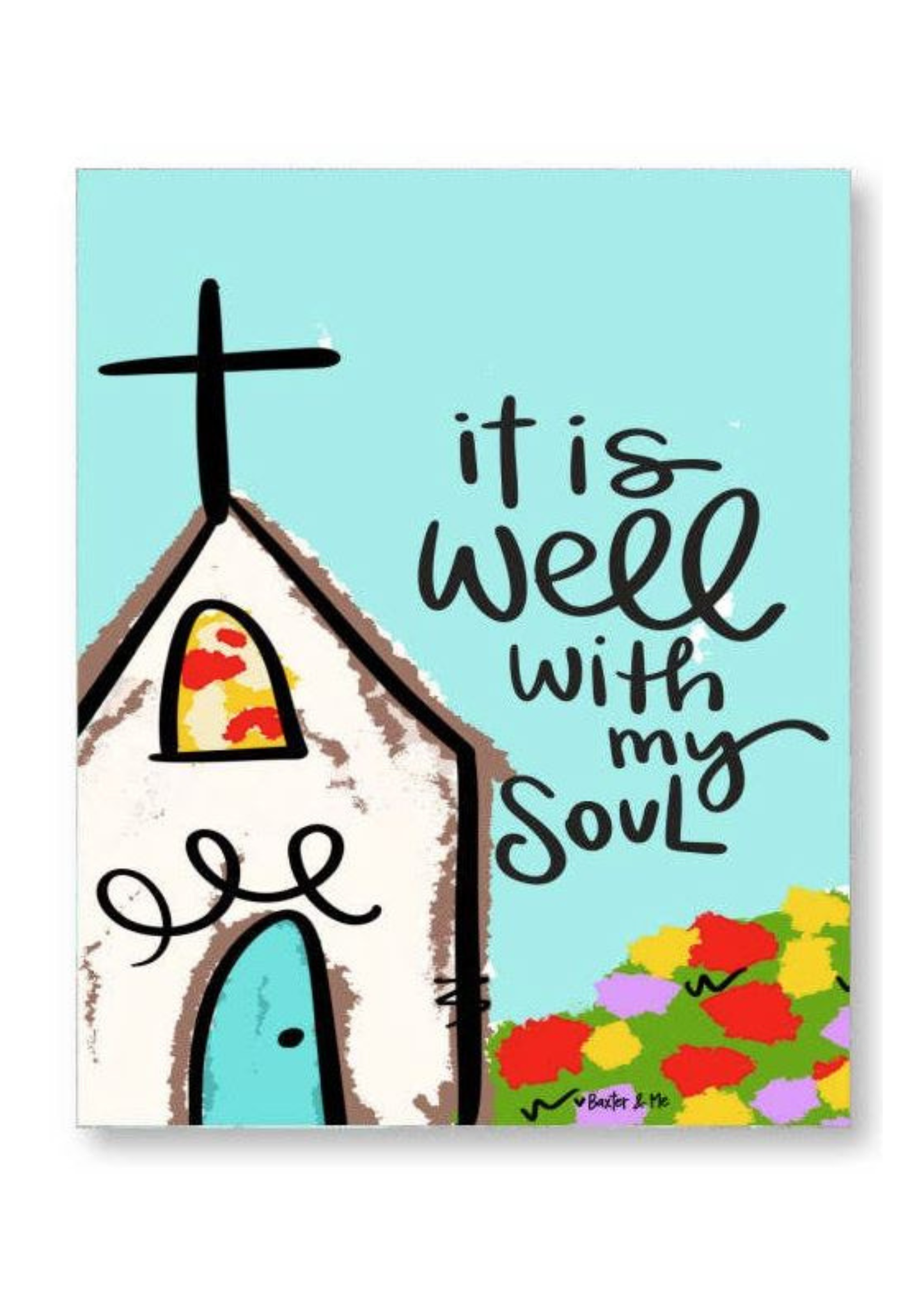 It is Well Church Wrapped Canvas