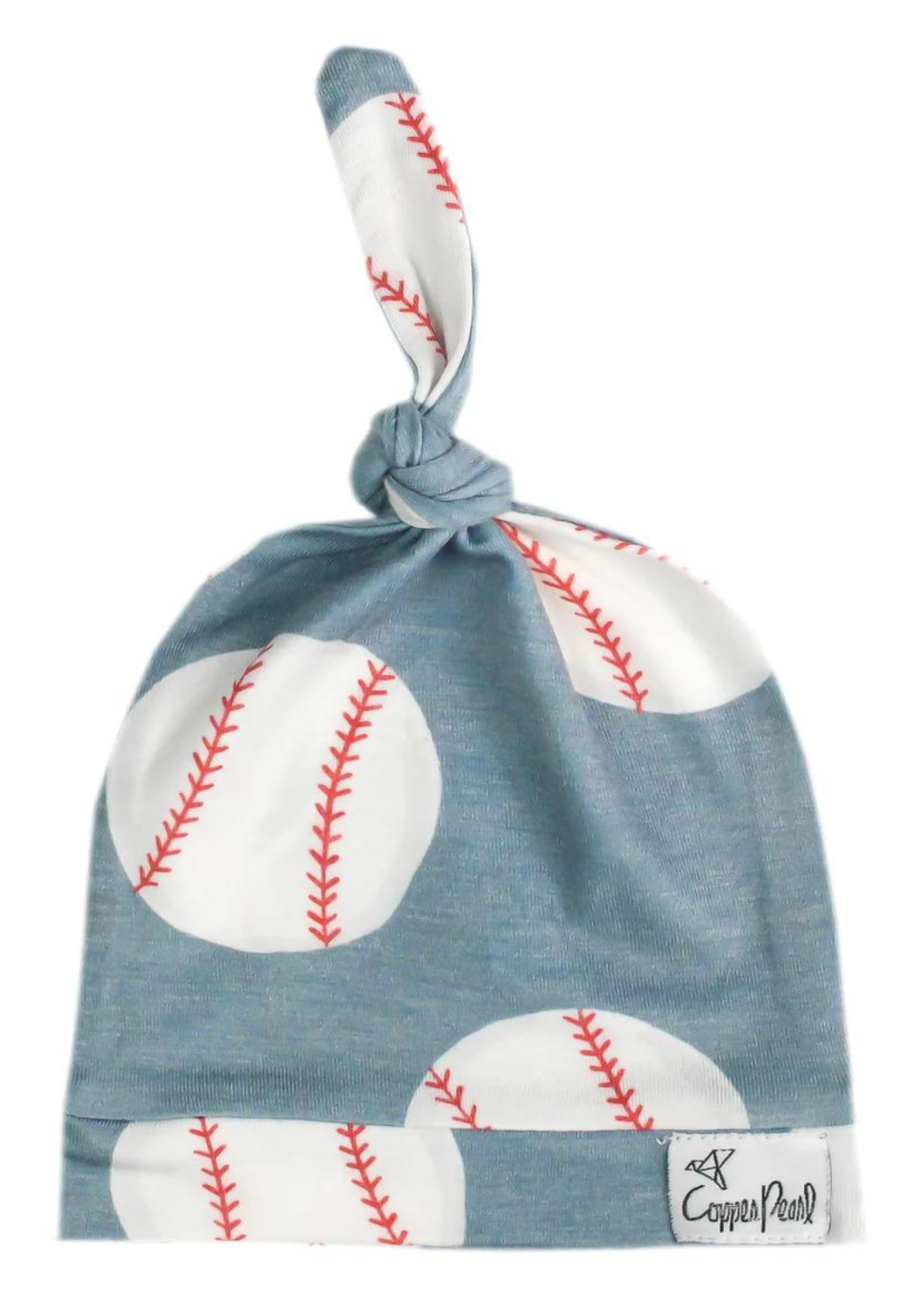 TOP KNOT HAT-SLUGGER : 0-4 MONTHS