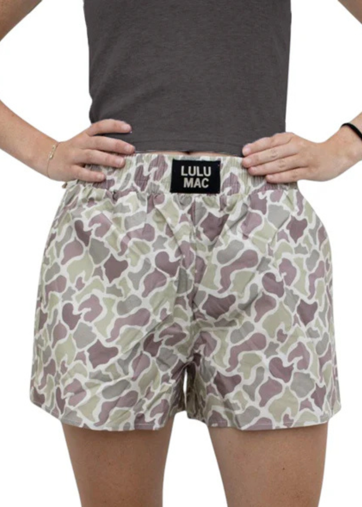 LULU MAC BXCM- LIGHT CAMO BOXER SHORT