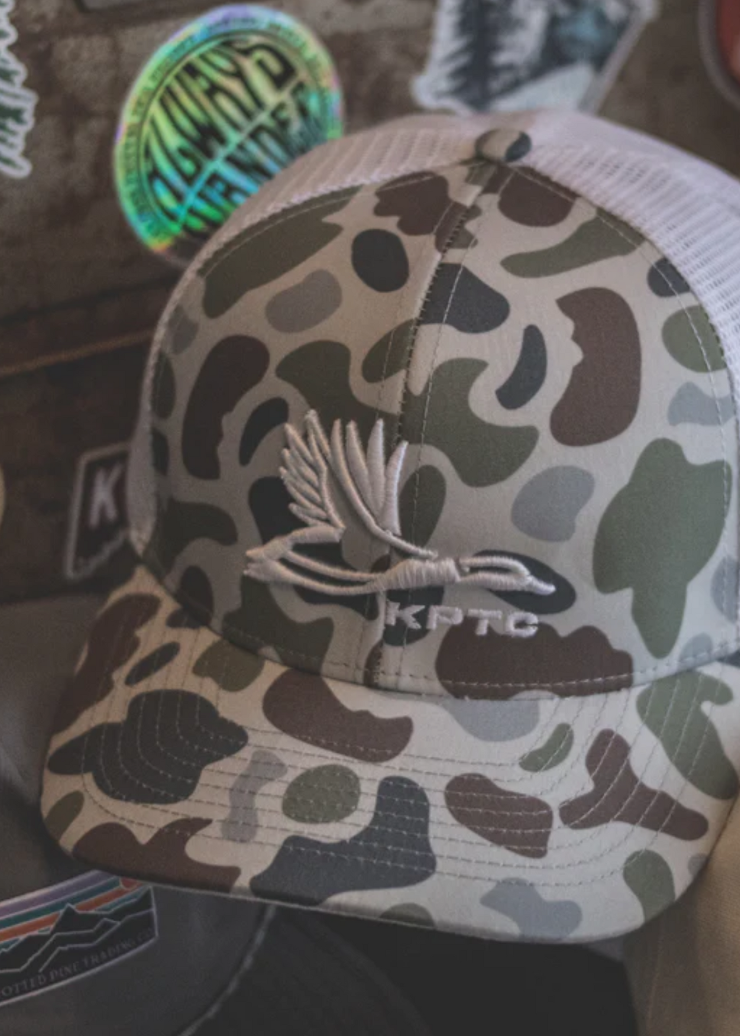 MALLARD HAT : SNOW/CAMO