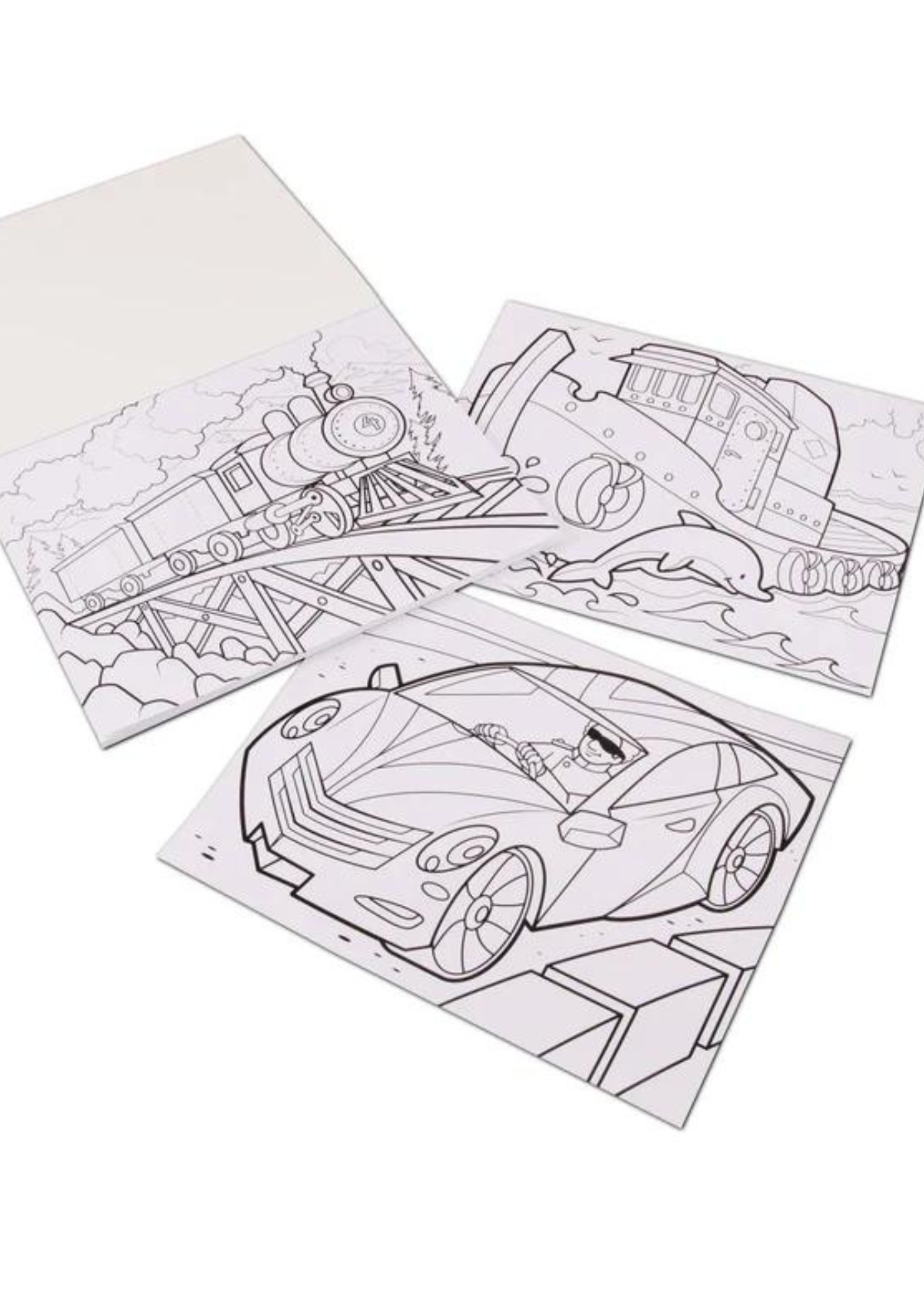 JUMBO COLORING PAD-VEHICLES