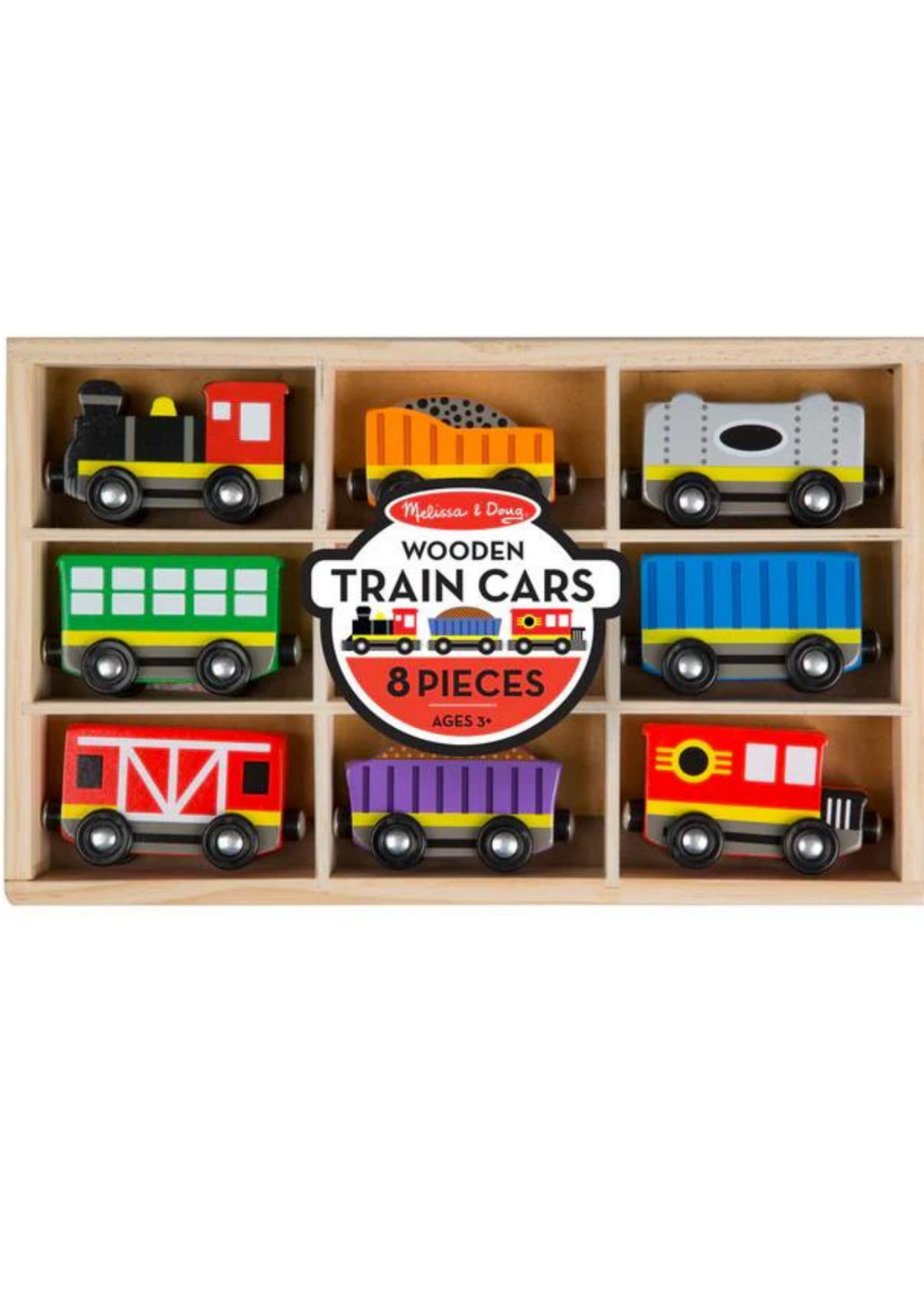 WOODEN TRAIN CARS