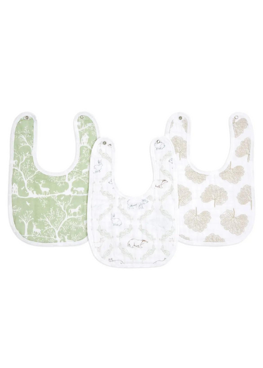 3 PACK SNAP BIBS-HARMONY
