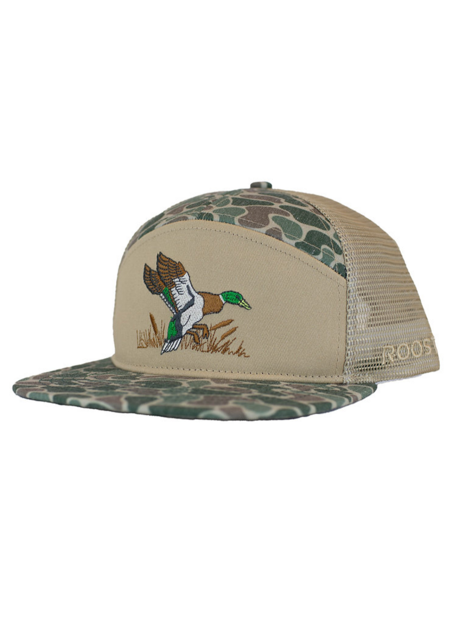 7 Panel 3D Puff Color Duck Logo-Hat
