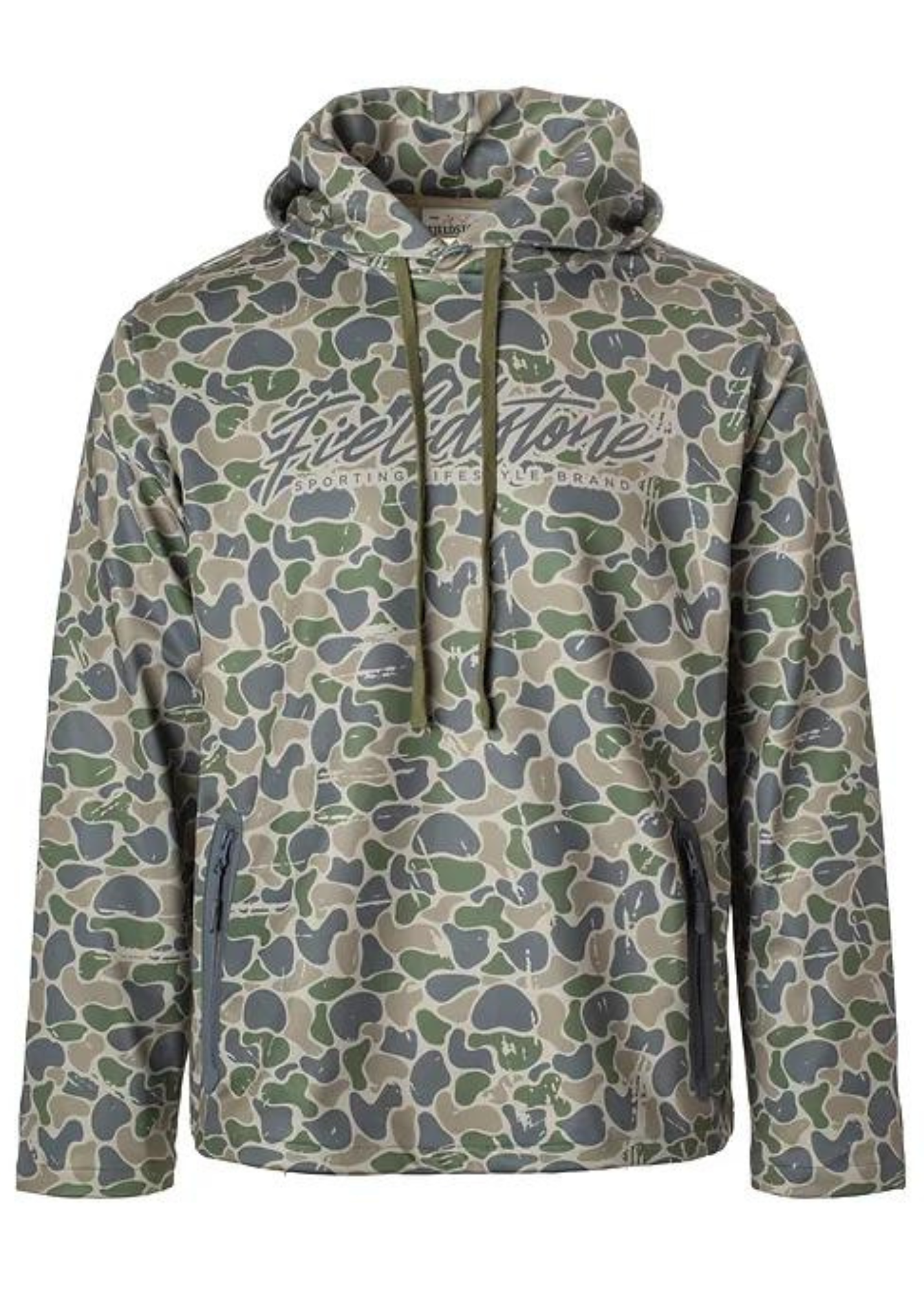 Backwoods Script Camo Hoodie