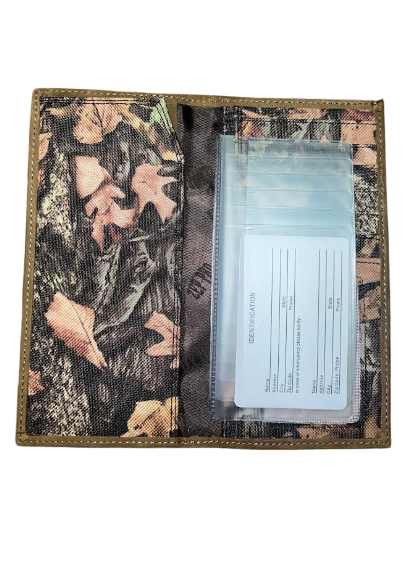 NYLON CONCHO SECRETARY WALLET-MALLARD
