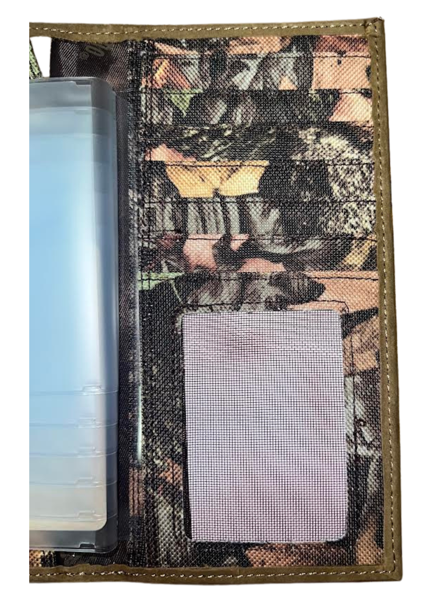 NYLON CONCHO SECRETARY WALLET-MALLARD