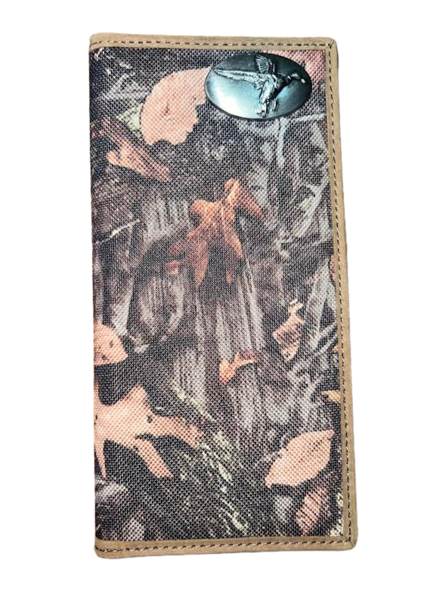 NYLON CONCHO SECRETARY WALLET-MALLARD