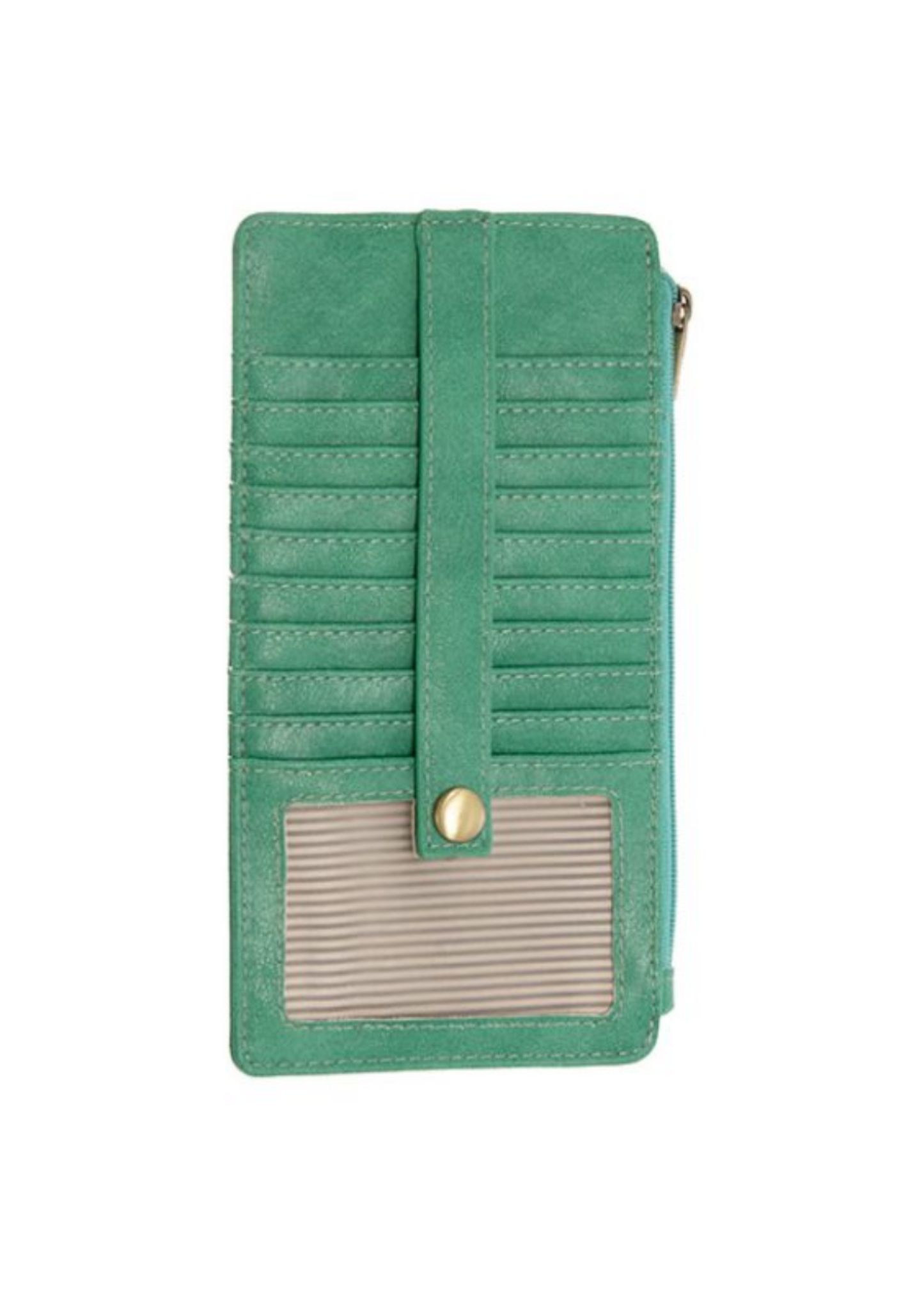 NEW KARA MINI WALLET-JUNGLE GREEN