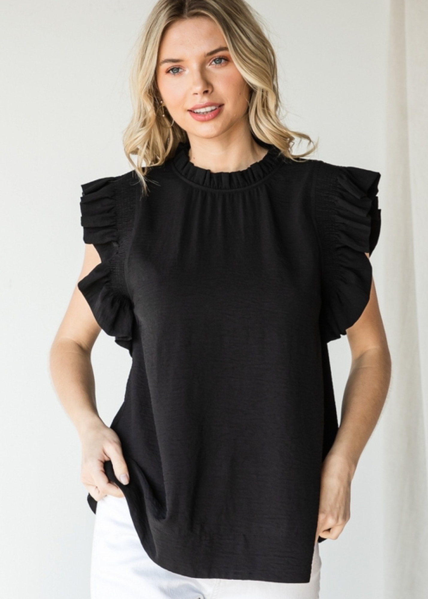 KLAIRE TOP-BLACK