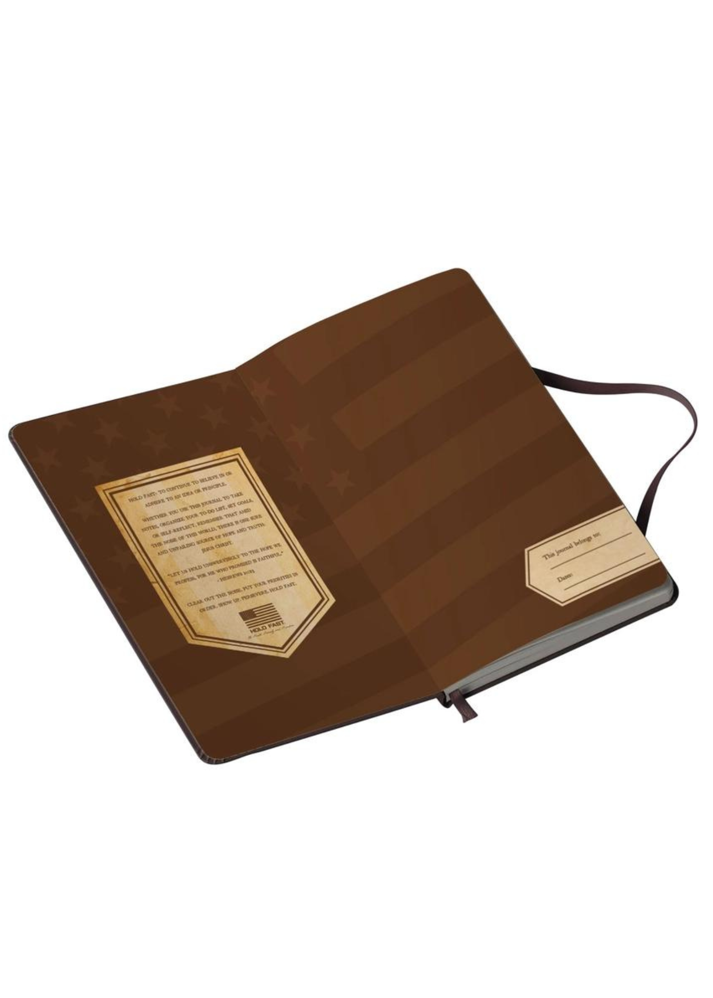 HOLD FAST FLAG JOURNAL- BROWN