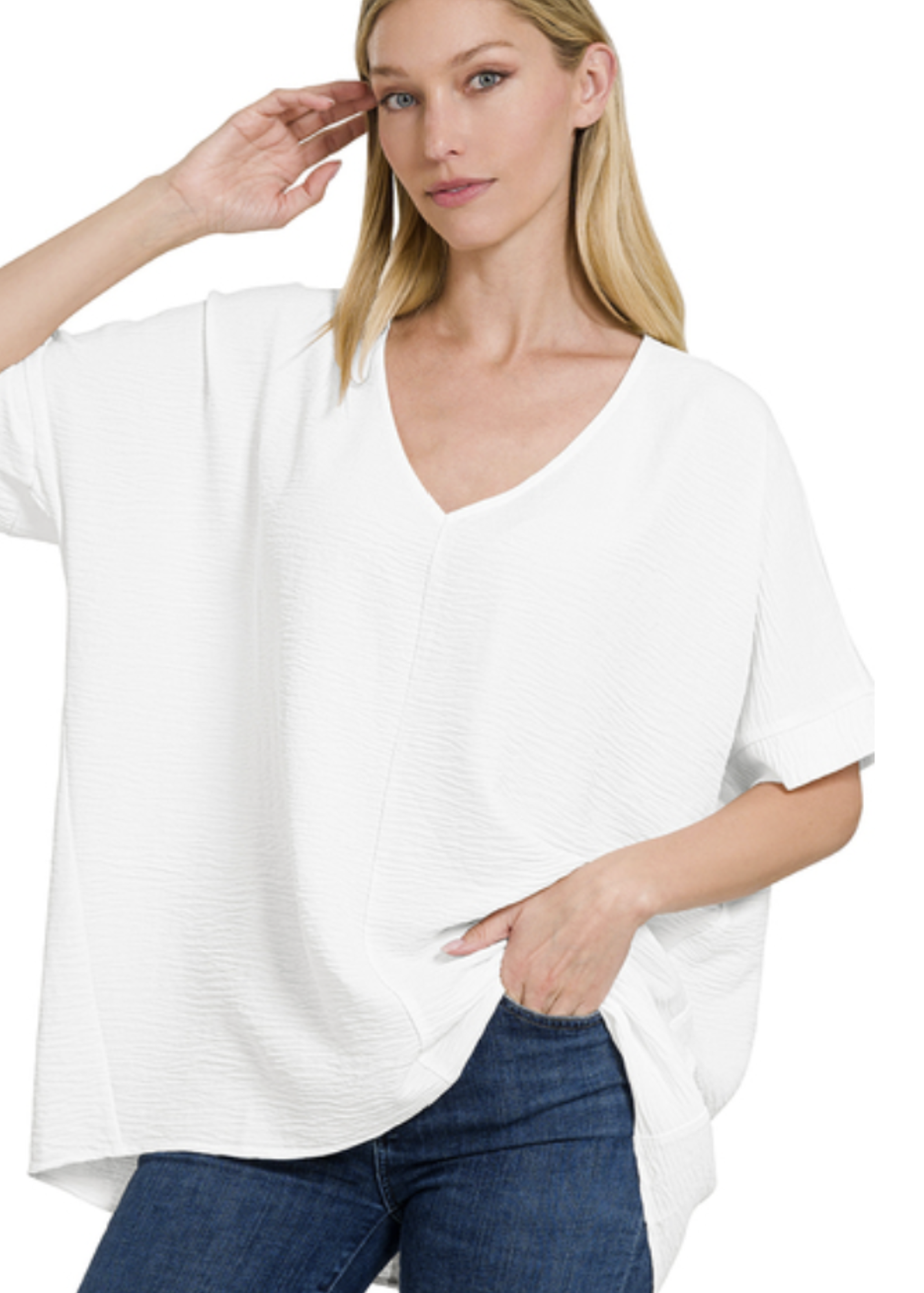 CINDY TOP: SAND BEIGE