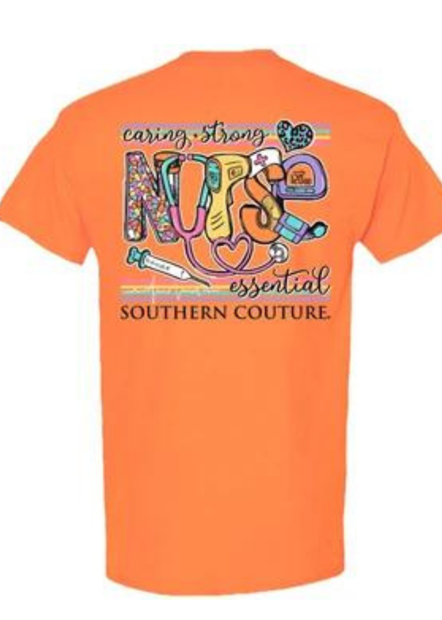 CARING STRONG NURSE-TANGERINE DIS