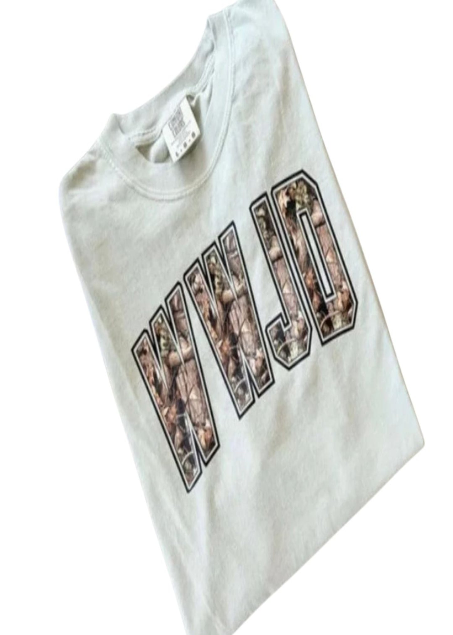 WWJD VARSITY CAMOFLAGE GRAPHIC TEE