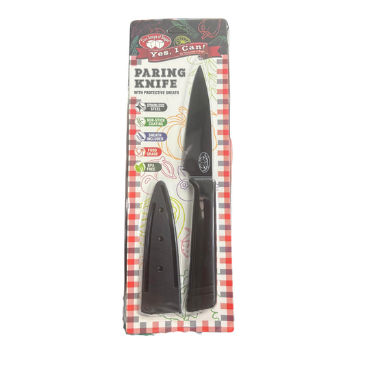 PARING WITH SHEATH-BLACK