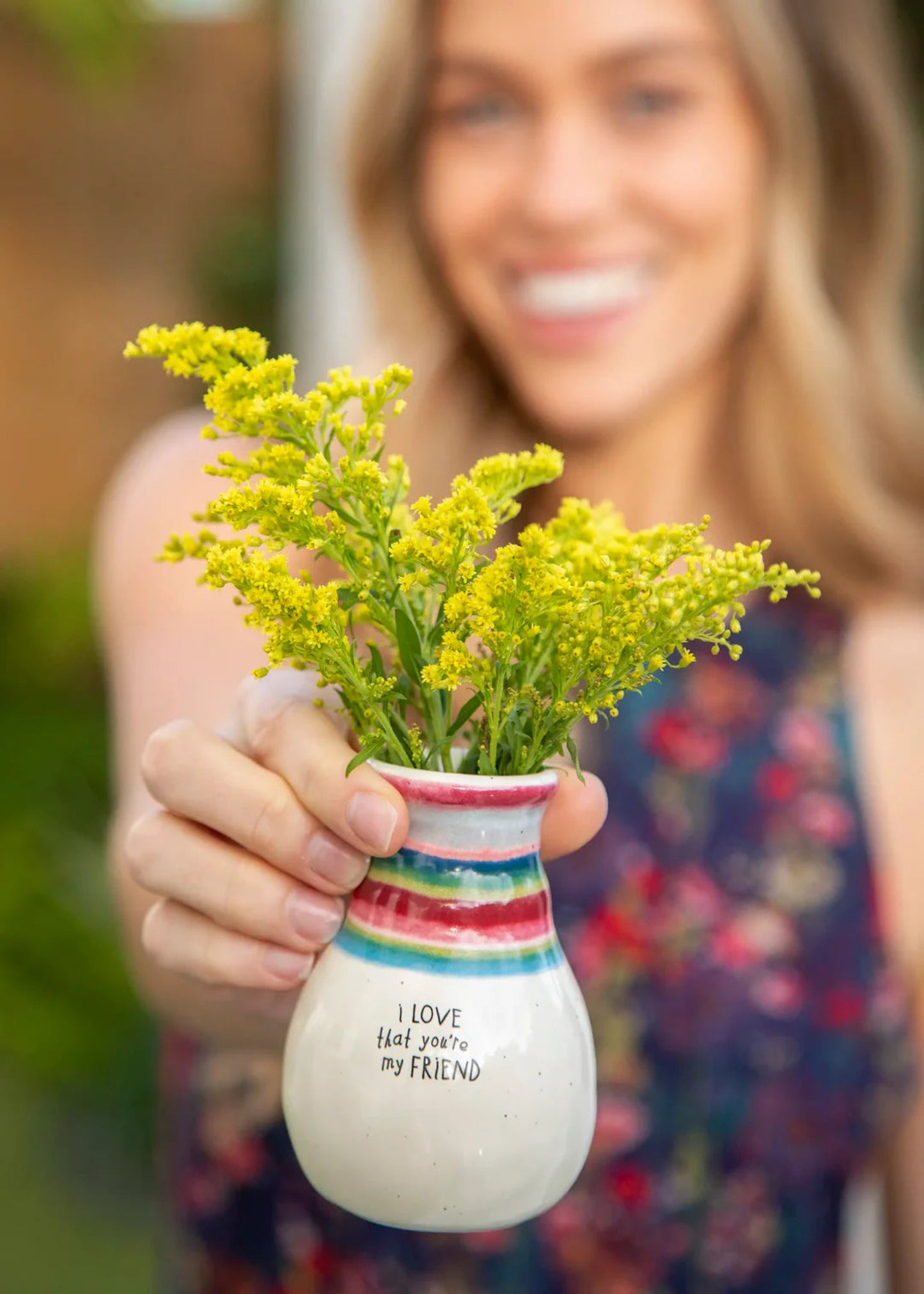 BUD VASE - I LOVE FRIEND