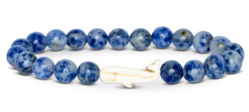 THE WAYFARE BRACELET - WHALE COASTAL BLUE
