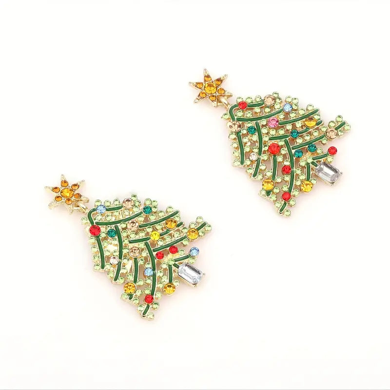 CHRISTMAS TREE EARRINGS