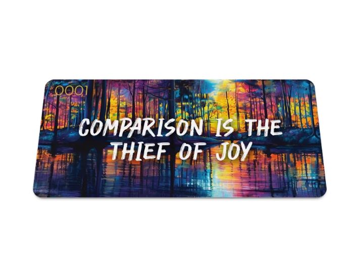 COMPARISON IS THE THIEF OF JOY - INTERACTIVE BRACELET