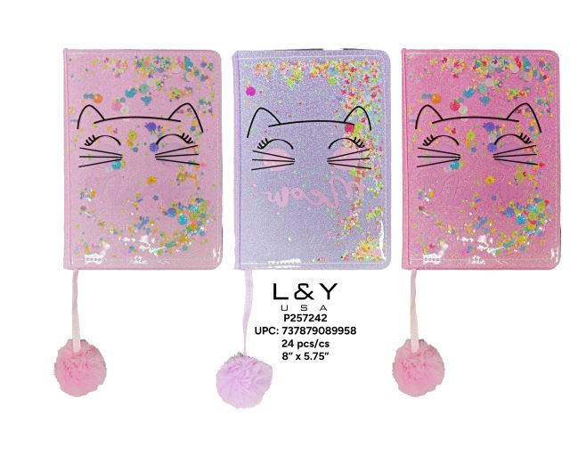 Shiny Cat Face Notebook