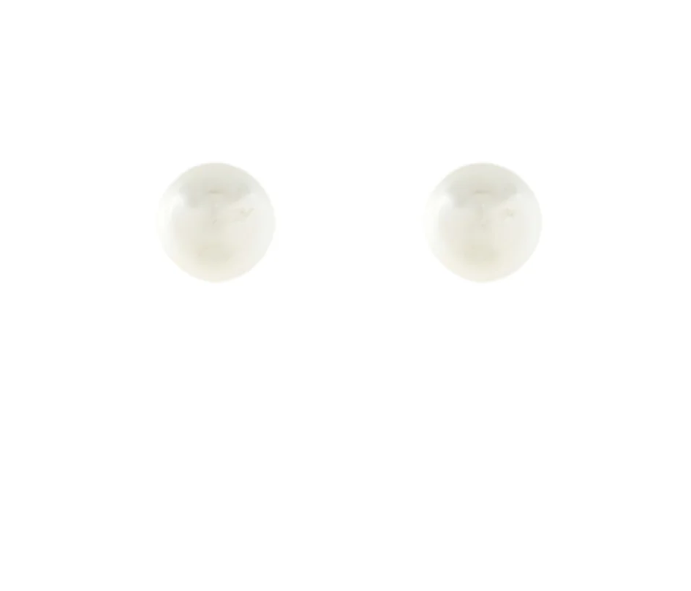 8MM PEARL STUD POST EARRING