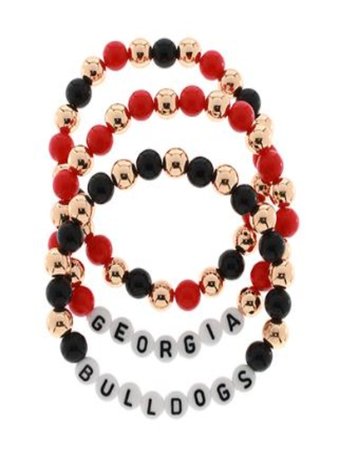 GEORGIA BRACELET - RED AND BLACK