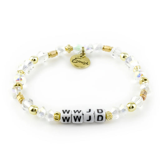 WWJD Crystal Bracelet