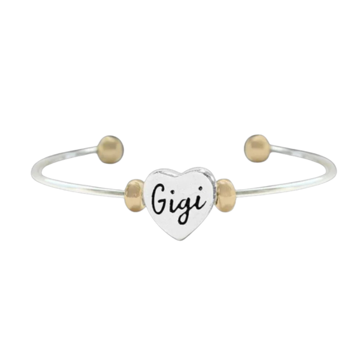 FAMILY FAITH GIGI - TWO TONE CUFF BRACELET